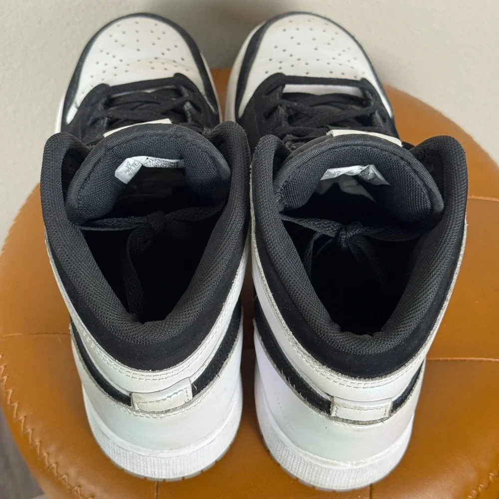 Air Jordan 1 Mid Diamond Shorts Sneakers Youth 7Y Women's 8.5‎ DN4321-100
